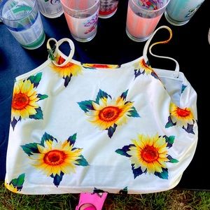 Sunflower Croptop